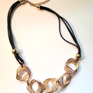 Vintage Coil Wire Rope Necklace